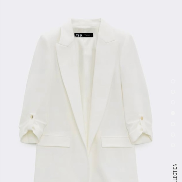Zara | Jackets & Coats | Blazer Manga Remangada | Poshmark